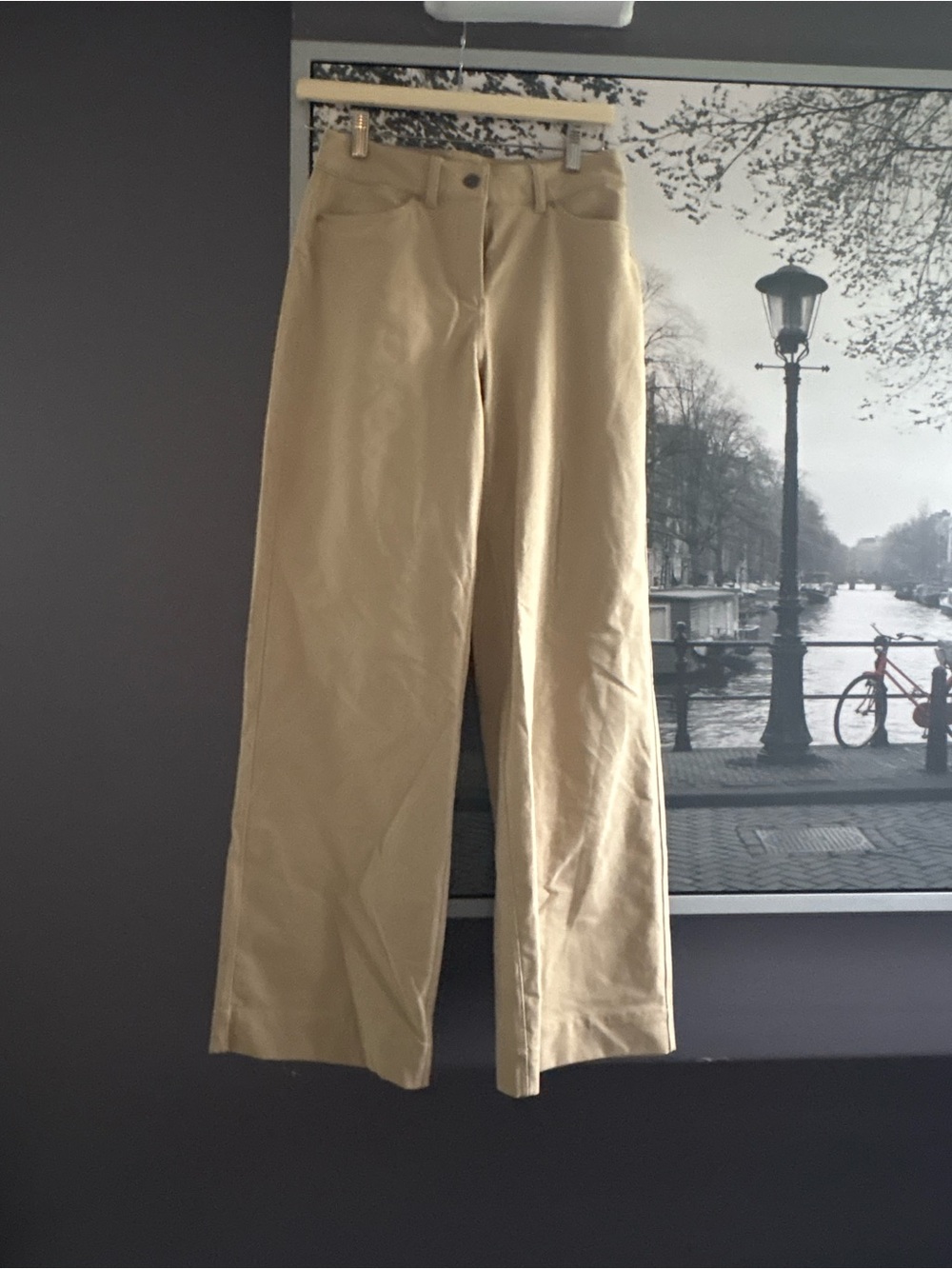 Lululemon Khaki Straight-Leg Pants